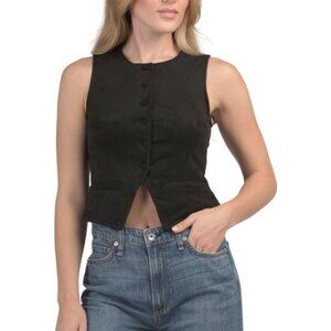 LOVE TREE Faux Suede Vest